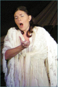 Soprano Jurate Svedaite as Mimi in Connecticut Lyric Opera's 2007 production of "La Boheme"
